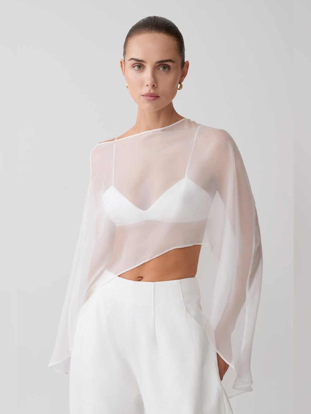 KirstineBralette With Chiffon Cape
